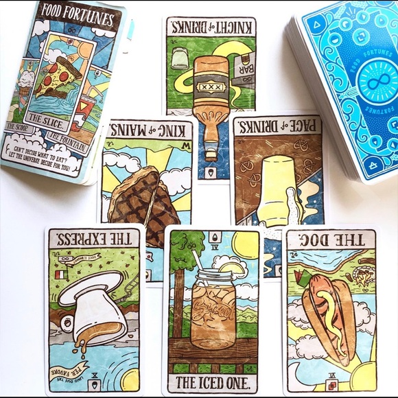 Other - Food fortune tarot deck cards & book new sealed